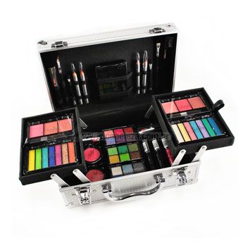 Maleta de Maquiagem Jasmyne 3D Completa com 56 itens ML2-2