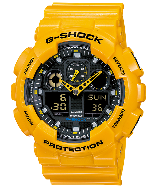 RELÓGIO G-SHOCK - GA-100A-9A - Sob Encomenda